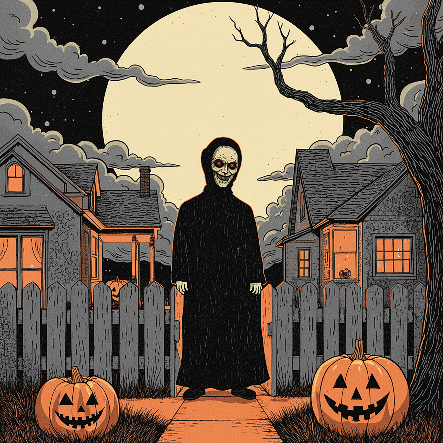 Indoor Wall Tapestry - The Halloween Visitor Edition