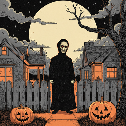 Indoor Wall Tapestry - The Halloween Visitor Edition