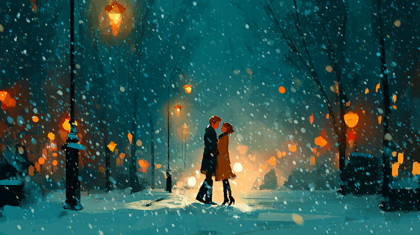 Mug with Color Inside - Winter Lights and Tender Silence Edition