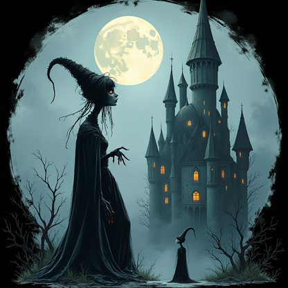 Short-Sleeve Unisex T-Shirt - The Witch and the Castle Edition