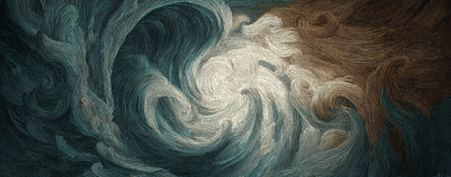 Black Glossy Mug - Swirl of Light Edition